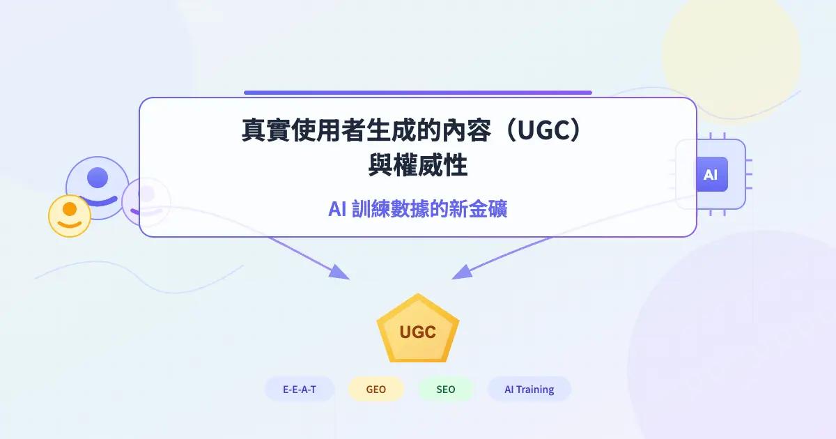 真實使用者生成的內容(UGC) 與權威性:AI 訓練數據的新金礦